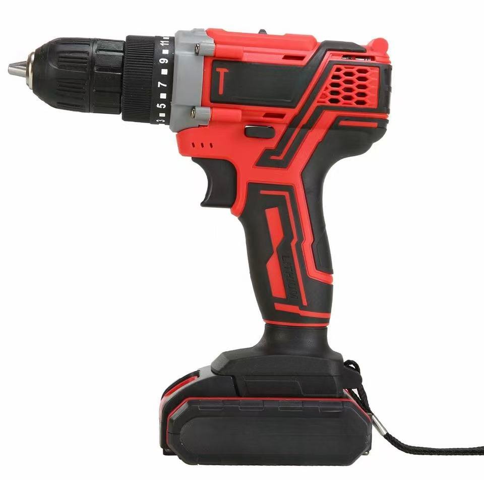 21V Rechargeable Lithium Screwdriver Cordless Power Drill with Case for Home Repair OEM Customization Supported